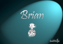 Brian - přívěsek stříbřený